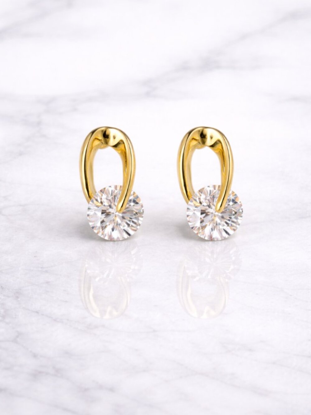 "Callahan" Premium Swarovski Earrings - Picture 2 of 2